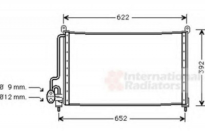 VAN WEZEL 37005229 -  Конденсатор, кондиционер
